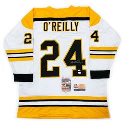 Terry O'reilly Signed Boston Bruins #24 Jersey With Certificate Of Authenticity COA