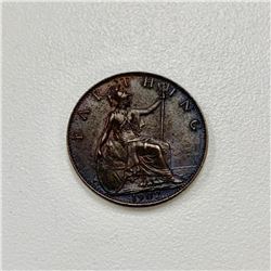 1902 1 Farthing - Edward VII