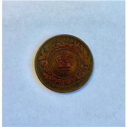 1864 New Brunswick Short 6 1 Cent - Victoria