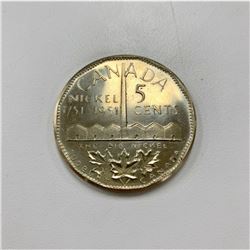 Medallion - Sudbury "Numismatic Park" Canada 5 Cents 1951; Nickel