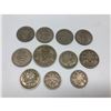 Image 2 : Lot Of 11 Assorted Foreign Coins