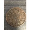 Image 1 : 1884 C2 VF Canadian One Cent Coin