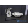 Image 1 : Wash Basin and Pitcher