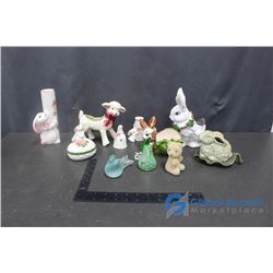 (10) Bunny and Assorted Ornaments