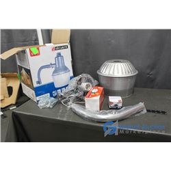 Globe Security Flood Light High Pressure Sodium with Photo Cell in Box