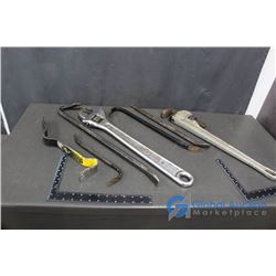 Pipe Wrenches and Crow Bars