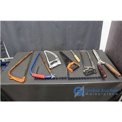 Assorted Hand Saws and Pruning Shears