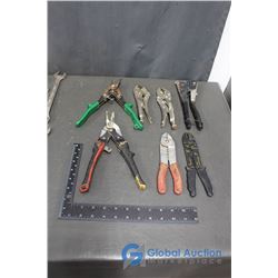 Wire Strippers, Tin Snips, and Vice Grips