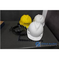 (3) Hard Hats