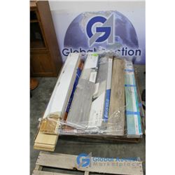 **Partial Pallet of Assorted Vinyl Plank Flooring