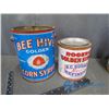 Image 2 : (3) Rogers Golden Syrup Tins and (1) Beehive Corn Syrup Tins