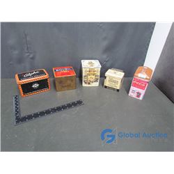 (5) Assorted Household Tins