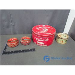 Willards and Watkins Tins