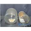 Image 5 : (2) Glass Nutty Club Peanut Butter Jars