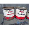 Image 2 : (3) Esso Marvelube Grease Tins