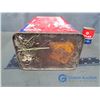 Image 5 : Atlas Brake Fluid Tin and Unopened Atlas Gasline Anti-freeze Tin