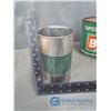 Image 4 : (2) BA Grease Tins and BA Oil Tin