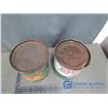 Image 7 : (2) BA Grease Tins and BA Oil Tin