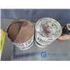 Image 3 : (2) BA Anti-freeze Tins, BA Solvent Tin and BA Gas Tin