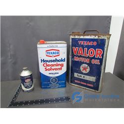 (3) Texaco Tins