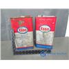 Image 4 : (2) Esso Gear Oil with Contents