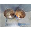 Image 11 : (3) Tins with Contents and (2) Oil Tins