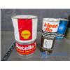 Image 2 : (3) Tins with Contents and (2) Oil Tins