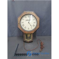 Vintage Schwepps Electric Clock