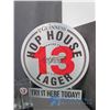 Image 5 : Two Dozen Hop House Lager Beer Glasses and Plastic Sign