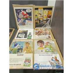 Diet-Rite, Old Gold and Bacardi Vintage Paper Advertising