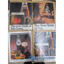 Tab Cola Vintage Paper Ad
