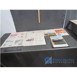 (8) Pontiac, Plymouth, and Essex Vintage Paper Ads