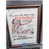 Image 2 : (2) Framed Red Indian Oil Paper Ads