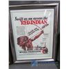 Image 3 : (2) Framed Red Indian Oil Paper Ads