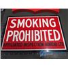 Image 2 : Levis Wooden Sign, Framed Husky Pledge, and Smoking Prohibited Metal Sign