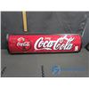 Image 1 : Curved Plastic Coca-Cola Cooler Sign