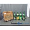 Image 1 : Wooden Canada Dry Crate with (4) Bottles