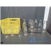Image 1 : Plastic Crate of Glass Milk Bottles