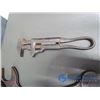 Image 2 : (3) Wrenches and Pipe Wrench