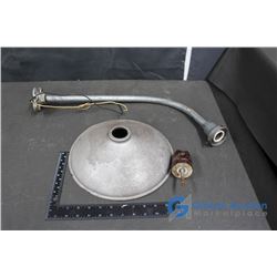 Vintage Light with Shade and Insulator