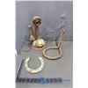 Image 1 : Vintage Telephone, and Horseshoe