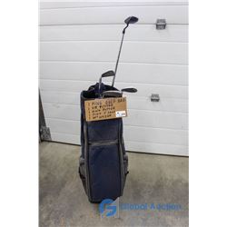 Ping Golf Bag with (4) Clubs