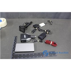 Mopphine Power XL, Cobra Micro Port, Scosche FM Transmitter