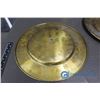 Image 3 : (2) Brass Coloured plates and (1) Brass Coloured Cup