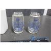 Image 3 : Glass Gulf and Milk Glass Salt & Pepper Shakers (no lids)