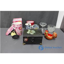 Traveling Cup and Holiday Cup in Gift Boxes, Decorative Storage Box, and Assorted