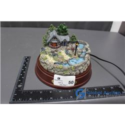 Cottage By The Sea Light Up Water Fountain