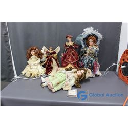 Holiday Tree Topper and (3) Dolls (Cassandra and Cathay Collection)