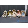 Image 1 : (5) Porcelain Dolls