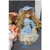 Image 6 : (5) Porcelain Dolls